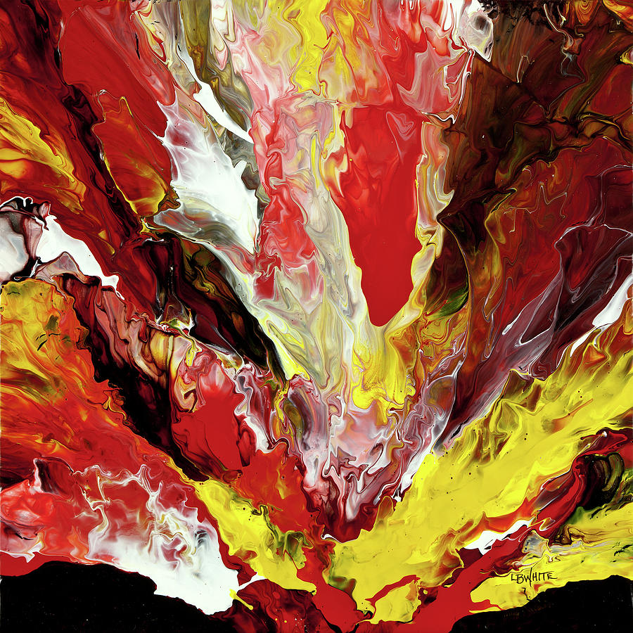 Lynda Bee White painting